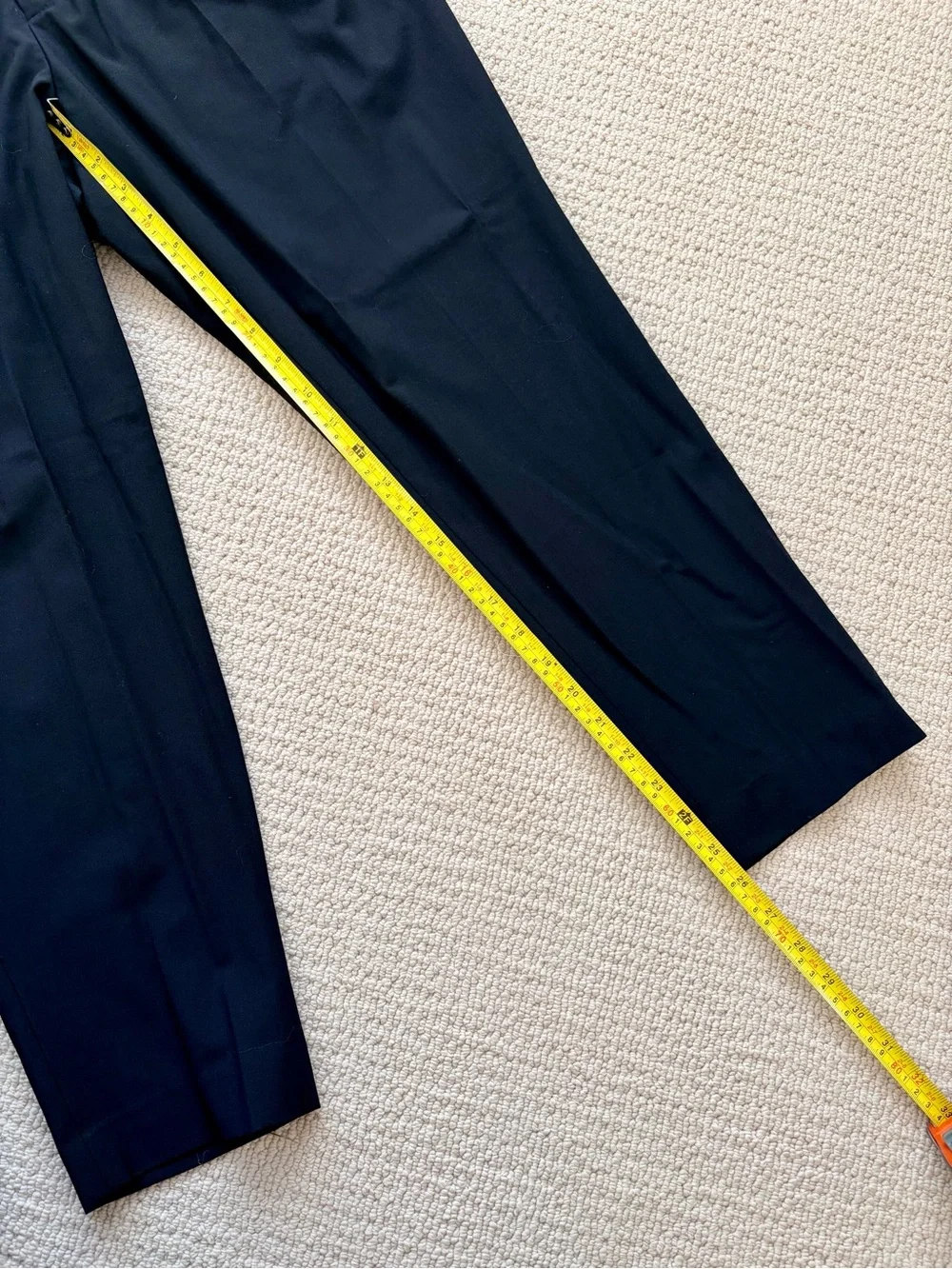 Express Men's Black Pleated Dress Pants 34W